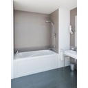 Mirolin PA6030L Phoenix Skirted Bath White 1