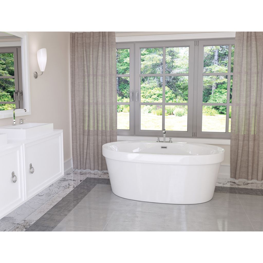 Mirolin CF2006 Cari 60" x 32" Freestanding Tub 1