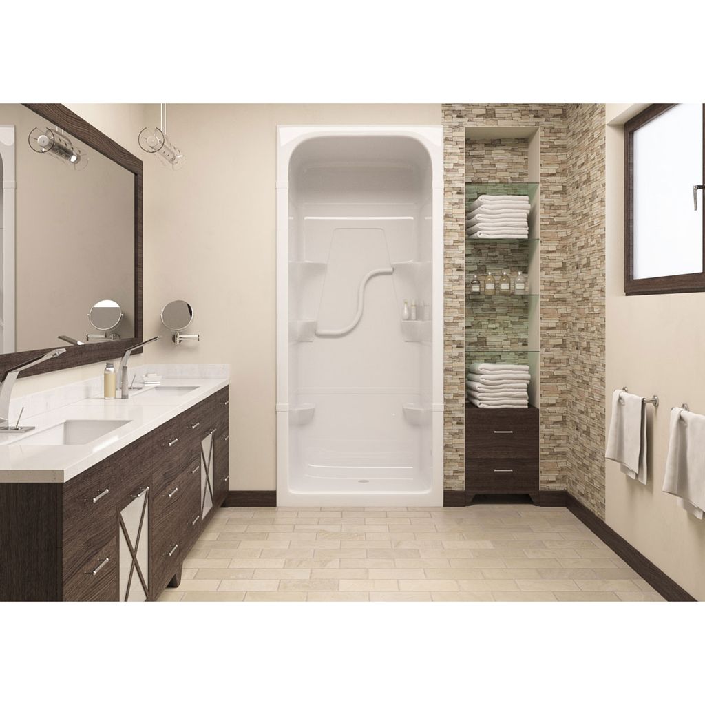 Mirolin SH3L Madison 3 One Piece Shower Stall White 1
