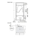 Mirolin SH3L Madison 3 One Piece Shower Stall White 2