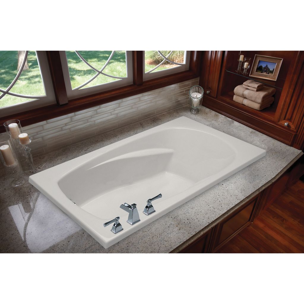 Mirolin H7242 Hudson 6 Drop In Bath White 1