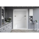 Mirolin FS53 Free Living Madison 5 Multi White Bars With Seat Left 1
