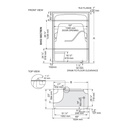 Mirolin SH53 Madison 5 Multi Piece Shower Stall Without Seat Right 2