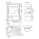 Mirolin FS53 Free Living Madison 5 Multi White Bars With Seat Right 2