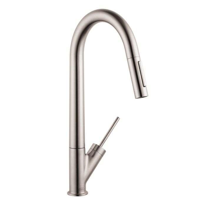 Hansgrohe 10821801 Axor Starck Higharc Kitchen Faucet Steel Optik 1
