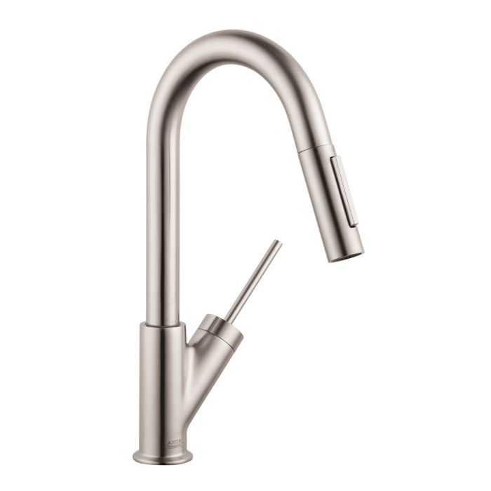Hansgrohe 10824801 Axor Starck Higharc Prep Kitchen Faucet Steel Optik 1