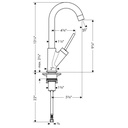 Hansgrohe 10826801 Axor Starck Bar Kitchen Faucet Steel Optik 2