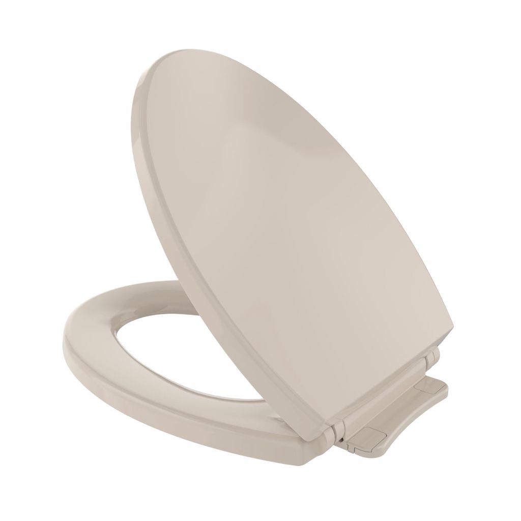 TOTO SS114 SoftClose Elongated Toilet Seat Bone 1