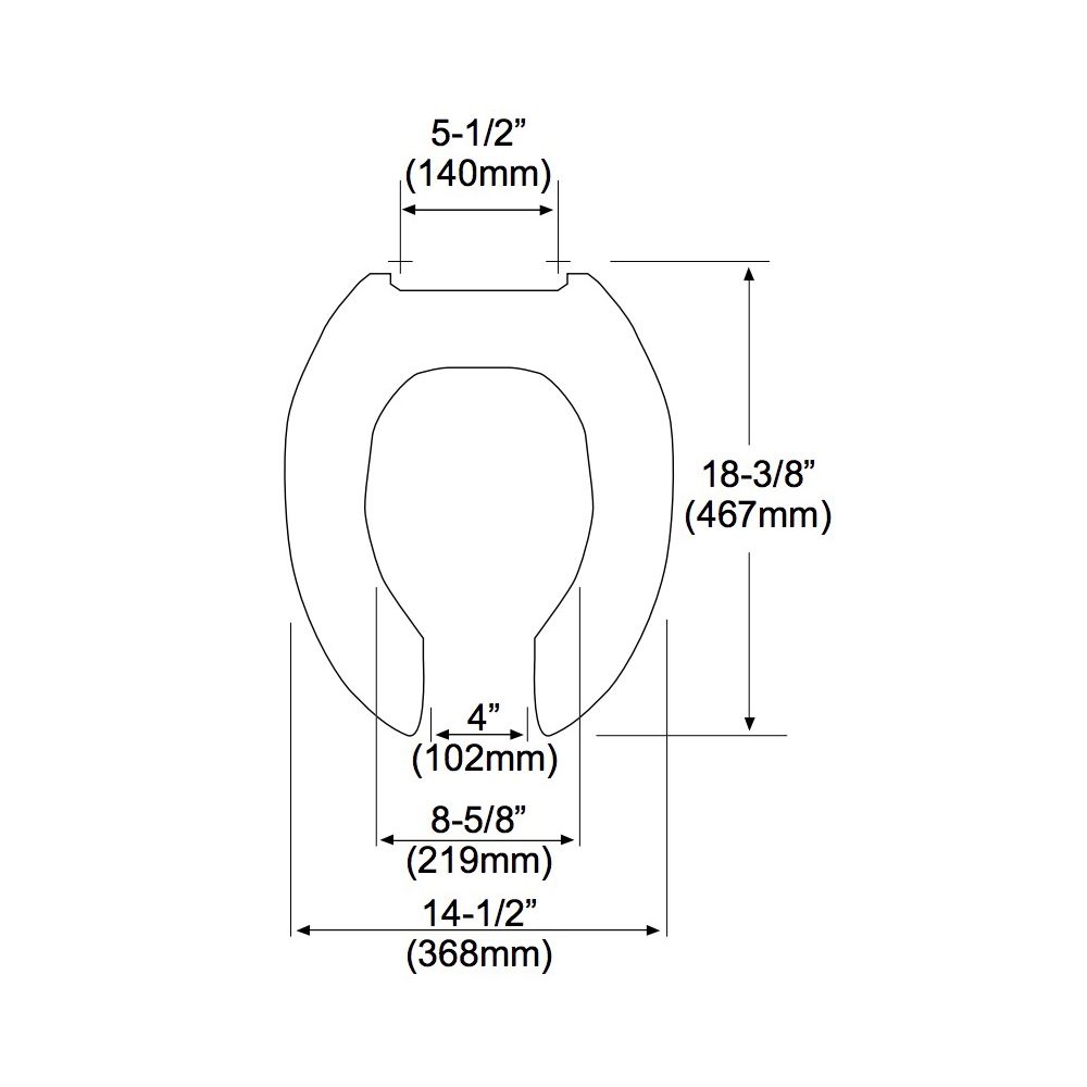 TOTO SC134 Commercial Toilet Seat 2