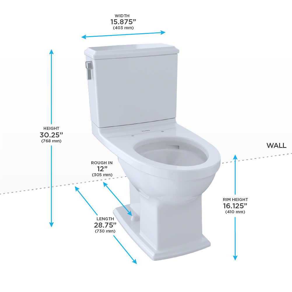 TOTO CST494CEMF Connelly Two Piece Elongated Toilet Cotton 4