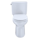 TOTO CST454CEFG Drake II Two Piece Elongated Toilet Cotton 3