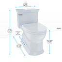 TOTO MS964214CEFG Eco Soire One Piece Elongated Toilet Cotton 4