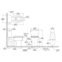 TOTO CST244EF Entrada Elongated Toilet Cotton 2
