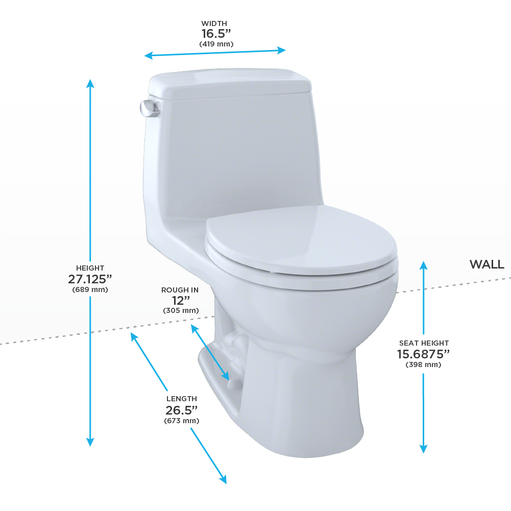 TOTO MS853113 Ultimate One Piece Round Toilet Cotton 4