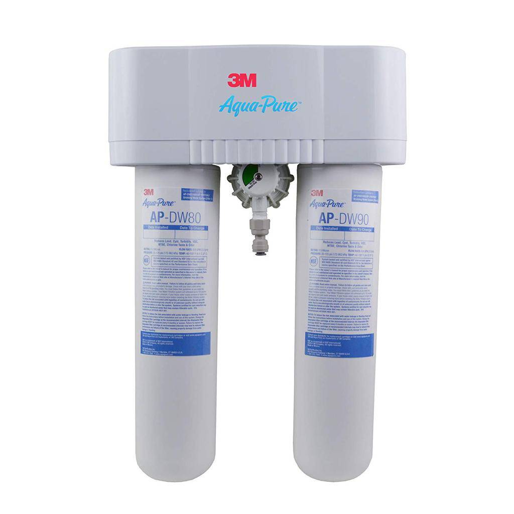 3M DWS1000LF Aqua Pure Under Sink Dedicated Faucet Water Filter System 1