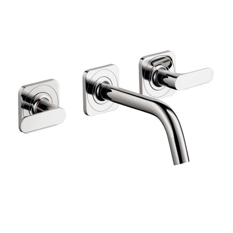 Hansgrohe 34315001 Axor Citterio M Wall Mounted Widespread Faucet Chrome 1