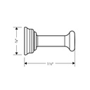 Hansgrohe 42137830 Axor Montreux Hook Polished Nickel 2