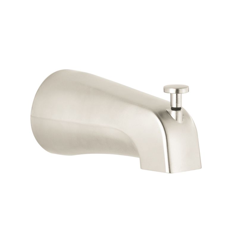 Hansgrohe 06501820 Commercial Tub Spout With Diverter Brushed Nickel 1