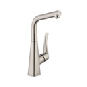 Hansgrohe 04509800 Metris Bar Kitchen Faucet Steel Optik 1
