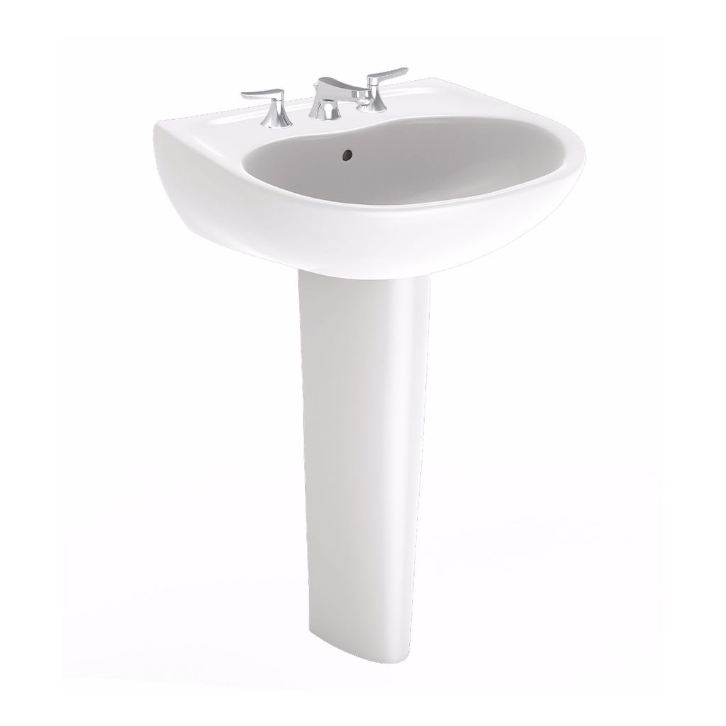 TOTO LPT241G Supreme Pedestal Lavatory Sink Cotton 1