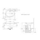 TOTO LT587 Undercounter Lavatory Cotton 3