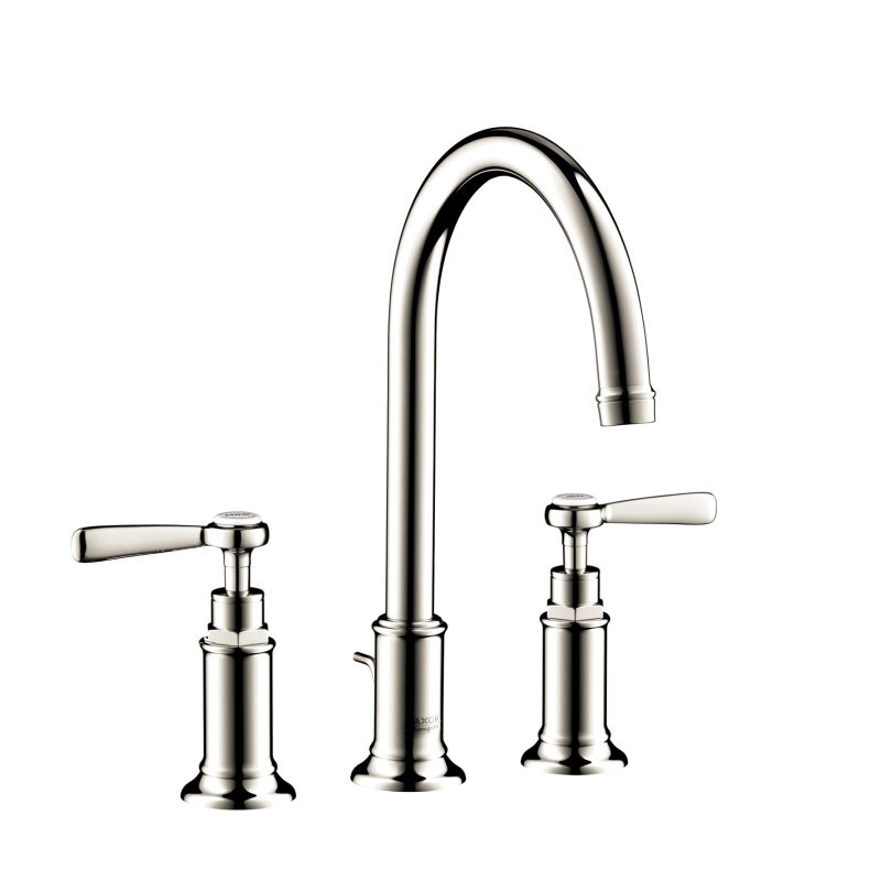 Hansgrohe 16514831 Axor Montreux Lever Widespread Faucet Polished Nickel 1