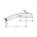 Hansgrohe 04072830 Croma C 100 3 Jet Handshower Polished Nickel 2