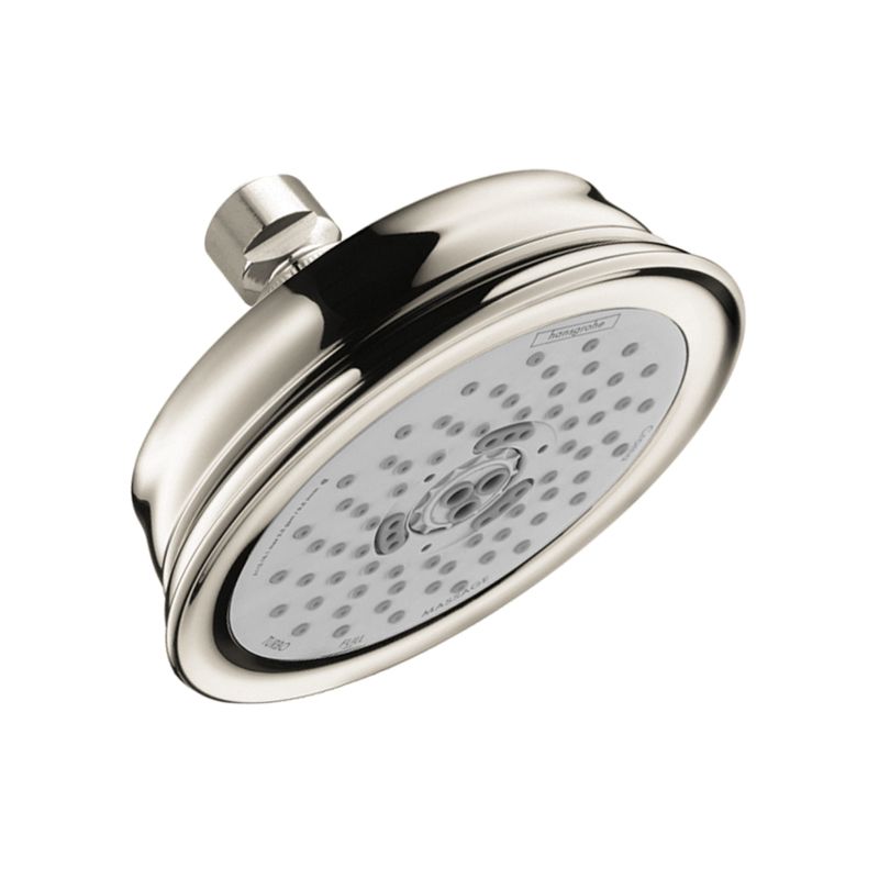 Hansgrohe 04070830 Croma C 100 3 Jet Showerhead Polished Nickel 1