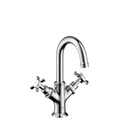 Hansgrohe 16505001 Axor Montreux 2 Handle Single Hole Faucet Small Chrome 1