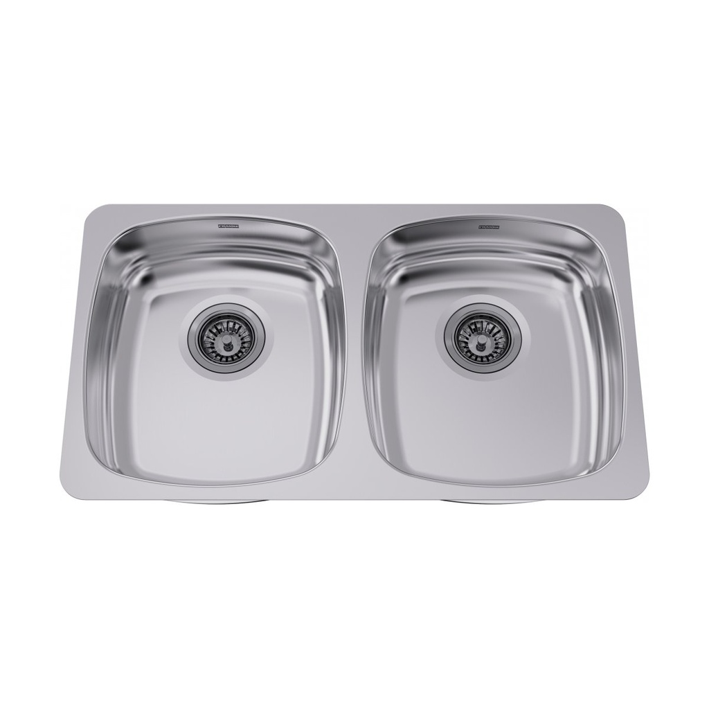 Franke UCD6405P-1 Double Undermount Sink 18 Gauge Stainless Steel
