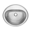 Franke OV1619-6-1 Vanity Basin With Ledge Stainless Steel