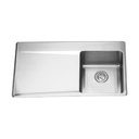 Franke LBSDBL6408P-1 Left Drainboard Single Sink Stainless Steel