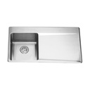 Franke LBSDBR6408P-1-1 Right Drainboard Single Sink Stainless Steel