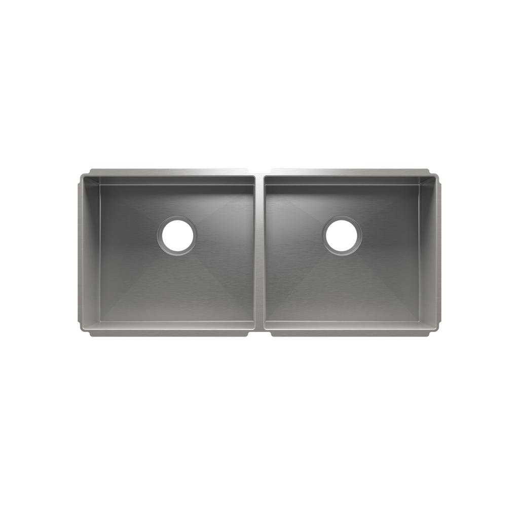 Julien 003963 J7 Sink Undermount Double L18X16X8 R18X16X8