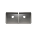 Julien 003963 J7 Sink Undermount Double L18X16X8 R18X16X8