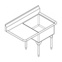 Franke WSL2418L-1 World Class Series 14 Gauge Single Sink