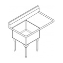Franke WSL2418R-1 World Class Series 14 Gauge Single Sink