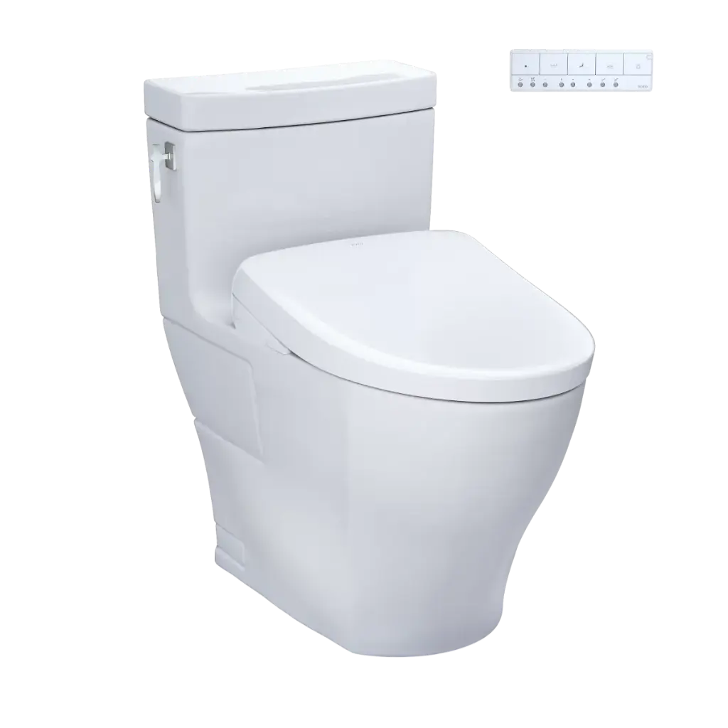 TOTO MW6264726CEFGA#01 Aimes Washlet+ S7 One Piece Toilet Cotton