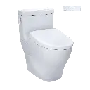TOTO MW6264726CEFGA#01 Aimes Washlet+ S7 One Piece Toilet Cotton