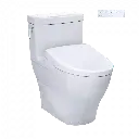 TOTO MW6264736CEFG#01 Aimes Washlet+ S7A One Piece Toilet Cotton