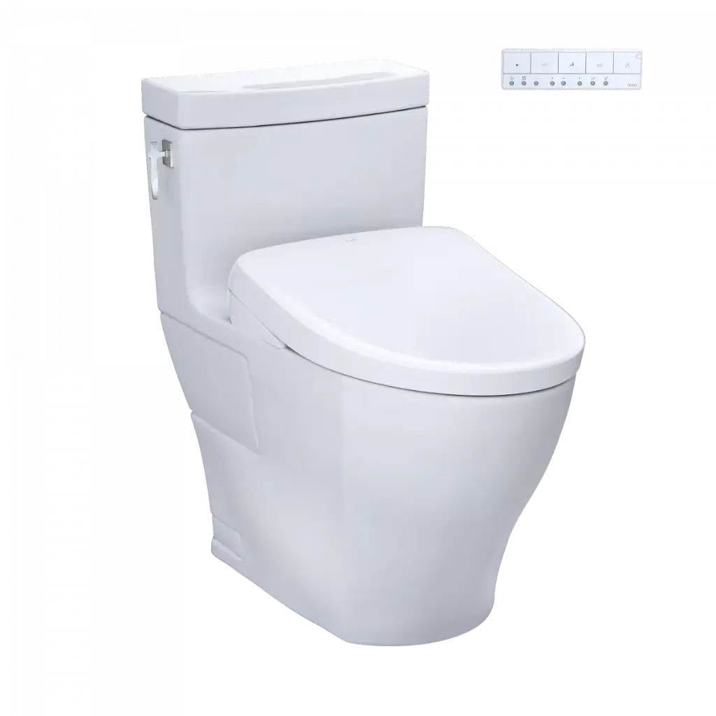 TOTO MW6264736CEFGA#01 Aimes Washlet+ S7A One Piece Toilet Cotton
