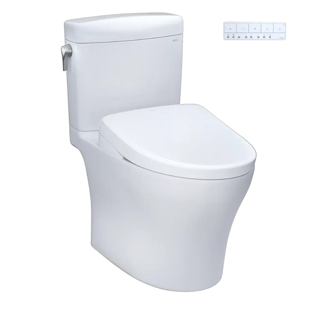 TOTO MW4364736CEMFGNA#01 Aquia IV Cube Washlet S7A Two Piece Toilet Cotton