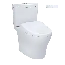 TOTO MW4464736CEMFGNA#01 Aquia IV Washlet+ S7A Two Piece Toilet Cotton