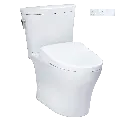 TOTO MW4484726CEMFGNA#01 Aquia IV Arc Washlet+ S7 Two Piece Toilet Cotton