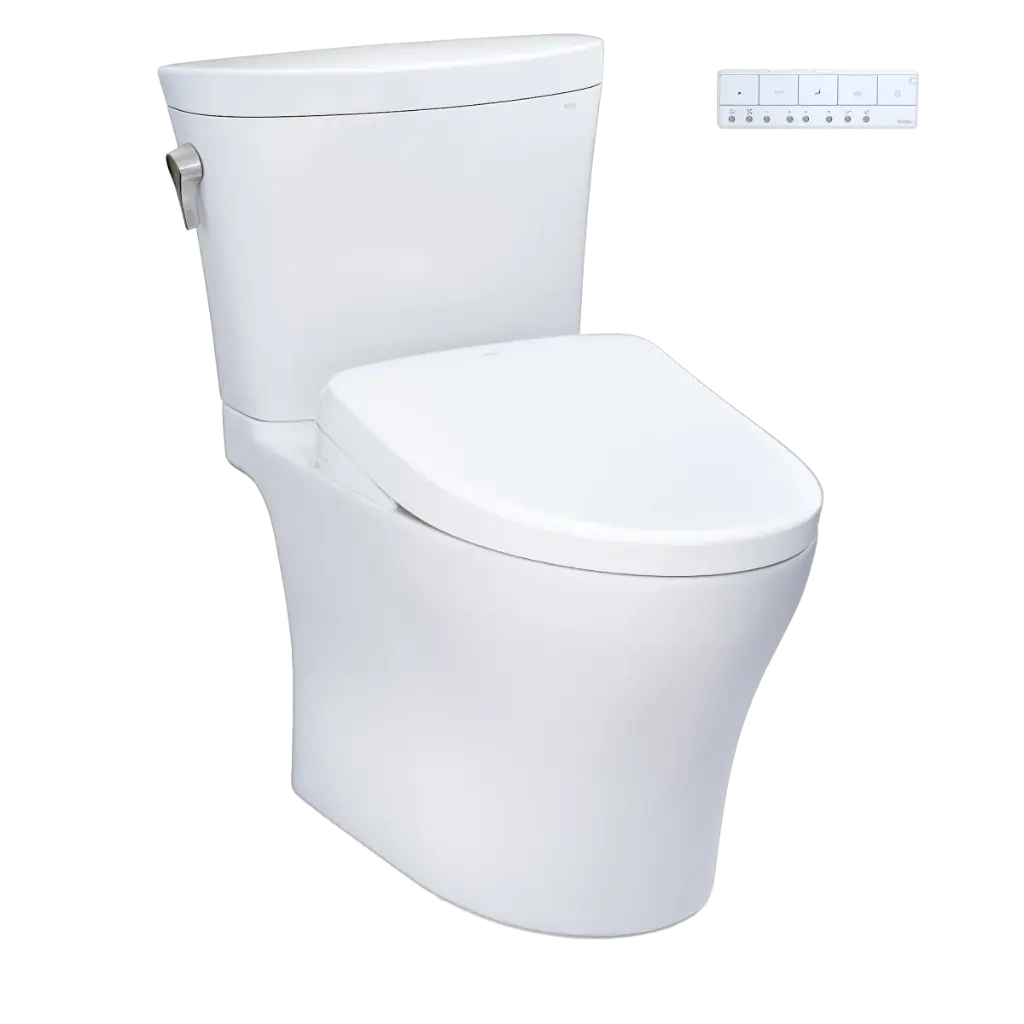 TOTO MW4484736CEMFGNA#01 Aquia IV Arc Washlet+ S7A Two Piece Toilet Cotton
