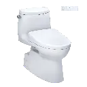 TOTO MW6144726CEFG#01 Carlyle II Washlet+ S7 One Piece Toilet Cotton