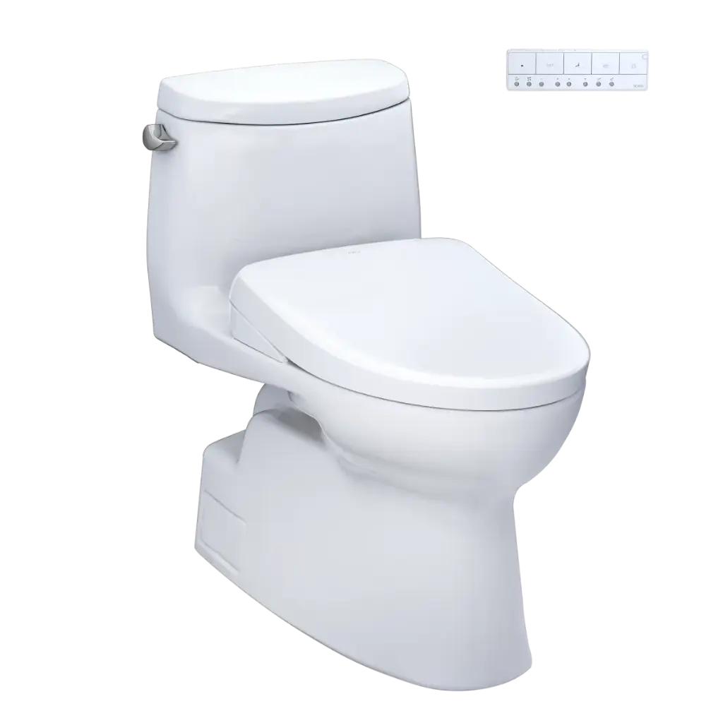 TOTO MW6144736CEFG#01 Carlyle II Washlet+ S7A One Piece Toilet Cotton