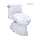TOTO MW6144736CUFGA#01 Carlyle II Washlet+ S7A One Piece Toilet Cotton