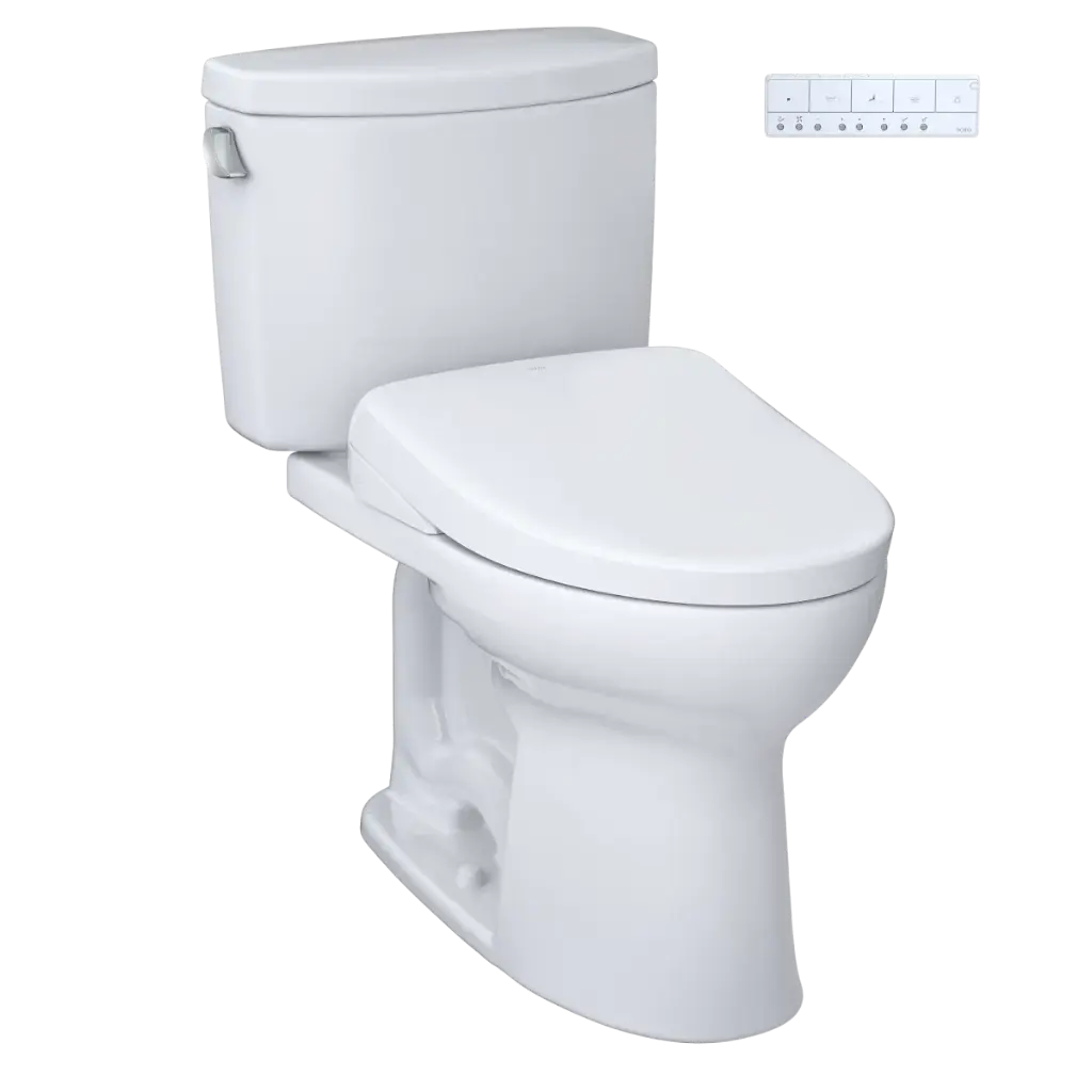 TOTO MW4544736CEFG#01 Drake II Washlet+ S7A Two Piece Toilet Cotton