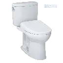 TOTO MW4544736CEFG#01 Drake II Washlet+ S7A Two Piece Toilet Cotton